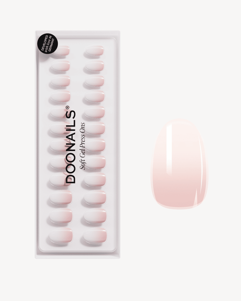 Babyboomer Short Round Soft Gel Press Ons