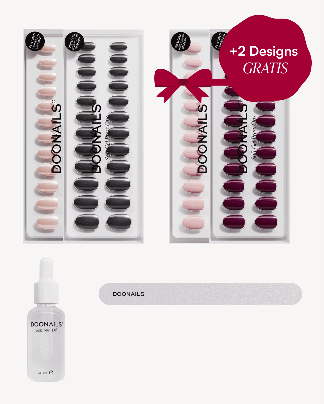 Black Week Starter Set - Soft Gel Press Ons