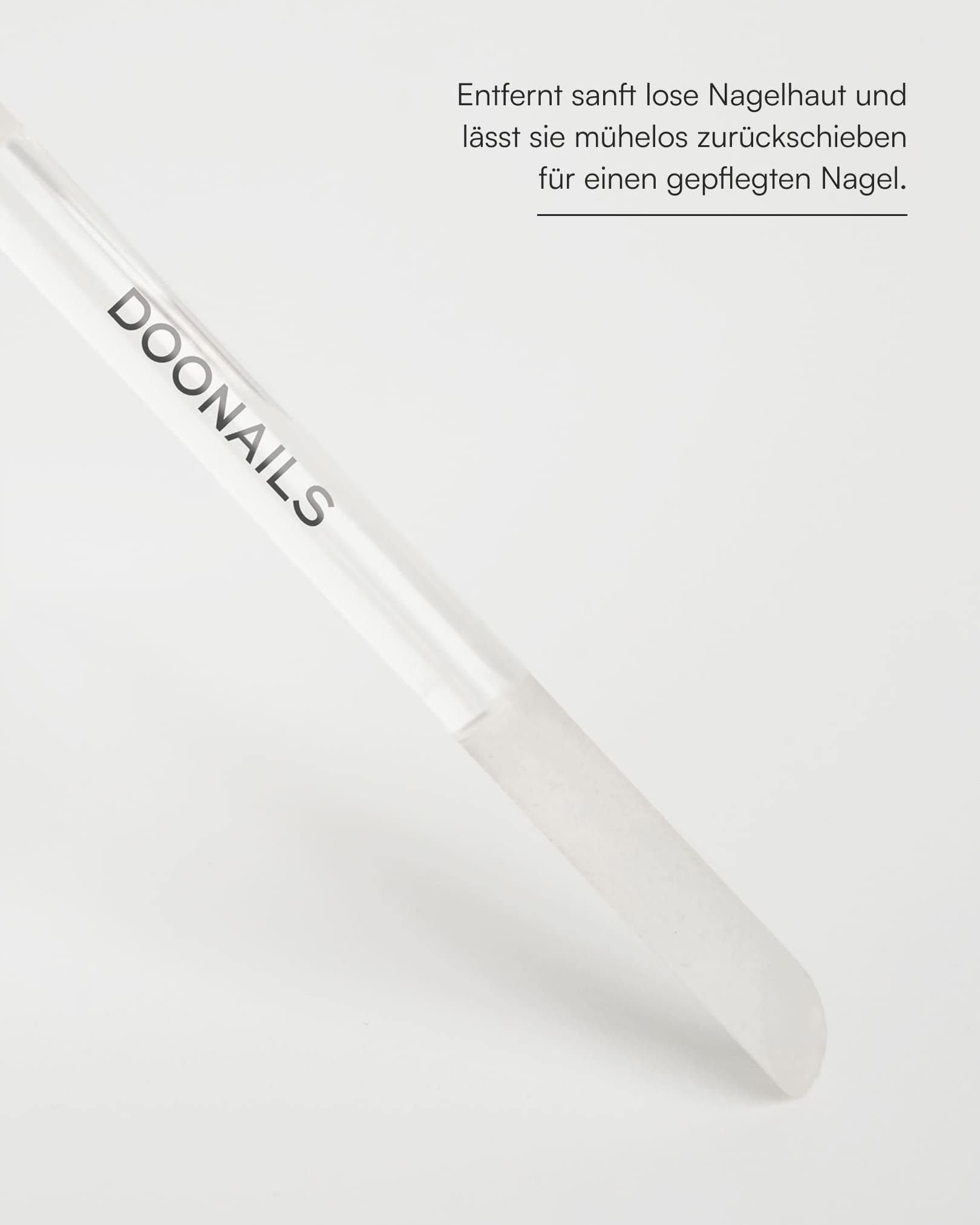 Glas Nagelhautschieber