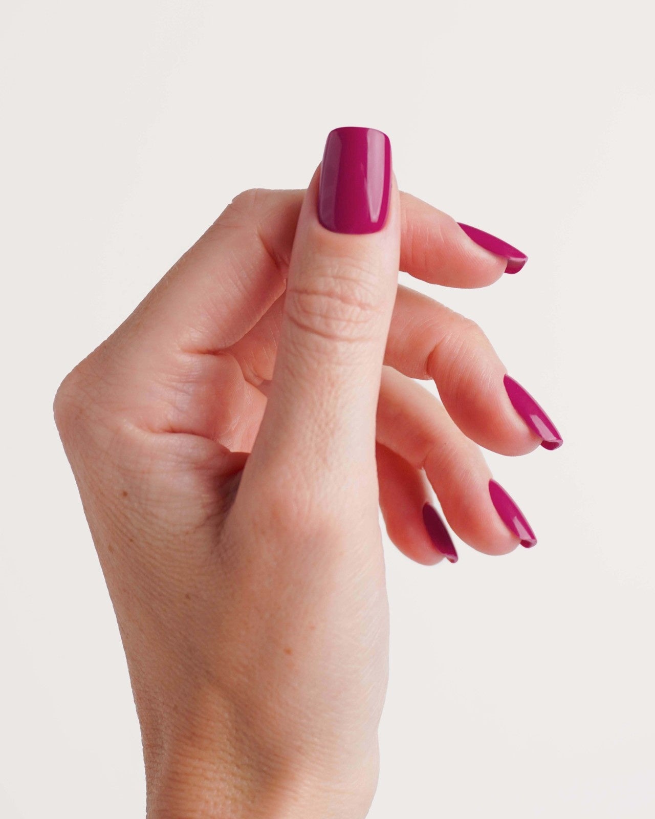 Acai Berry Short Square Soft Gel Press Ons