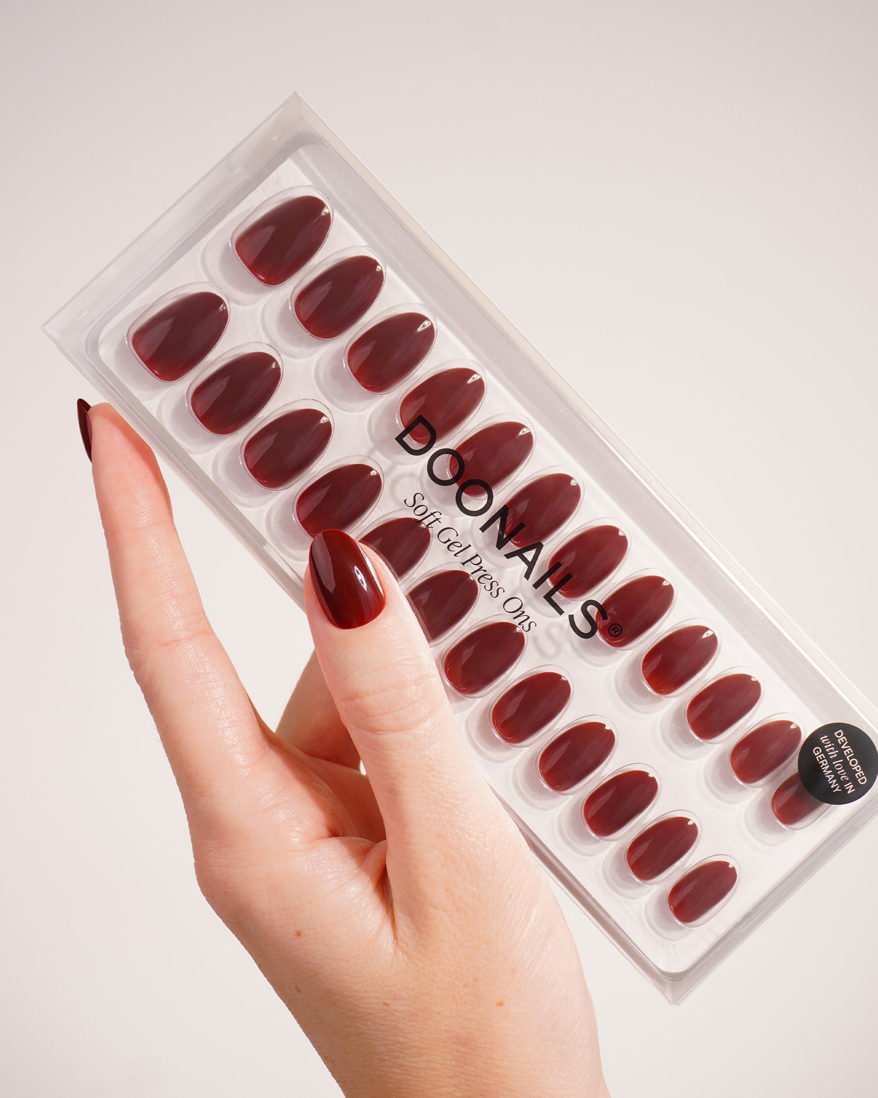 Love Paris Short Round Soft Gel Press Ons