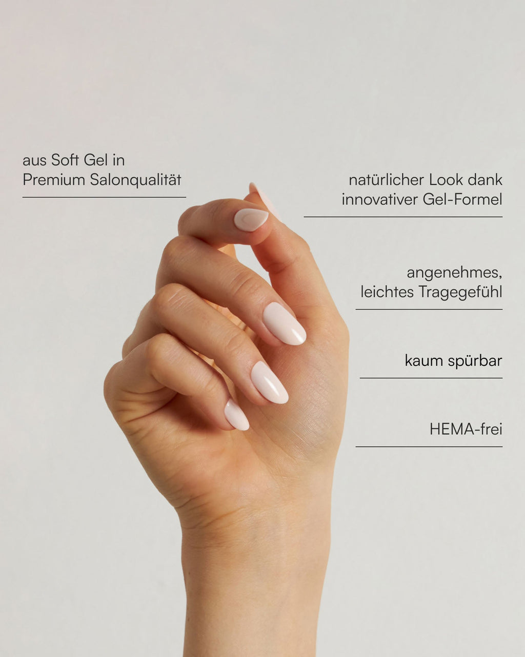 Cheesecake Medium Round Soft Gel Press Ons