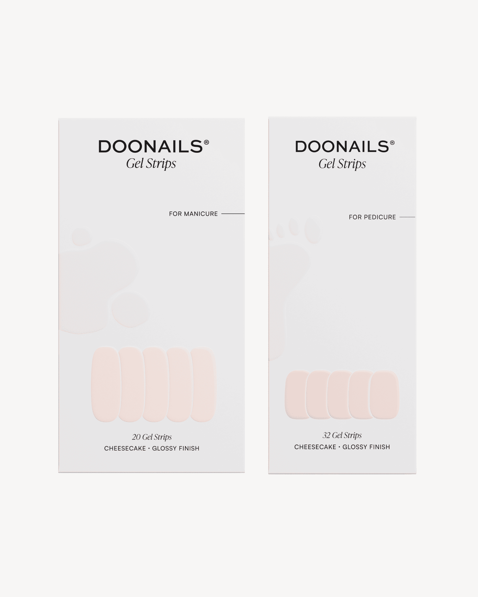 Cheesecake Mani & Pedi Set - Gel Strips