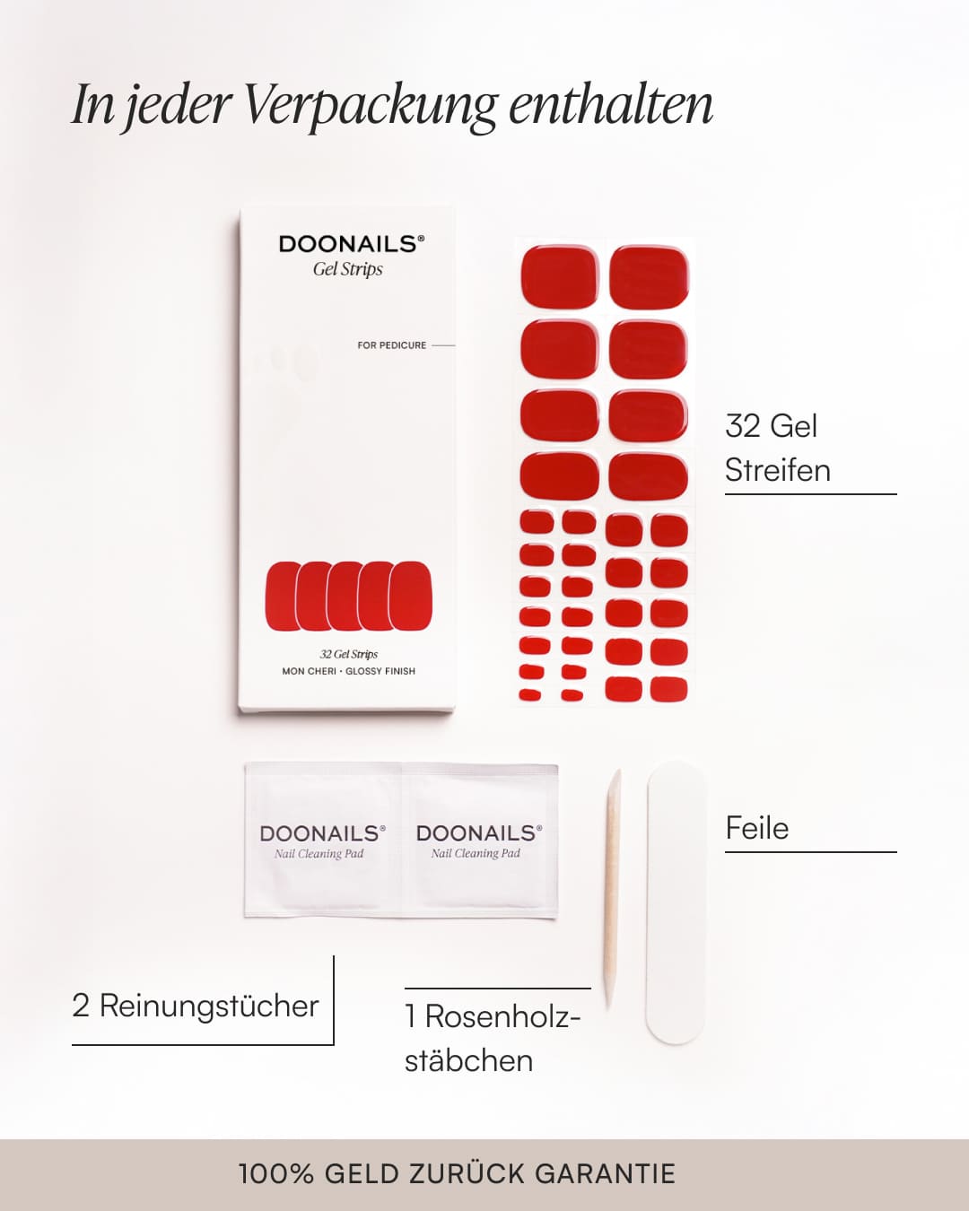 Cheesecake Mani & Pedi Set - Gel Strips