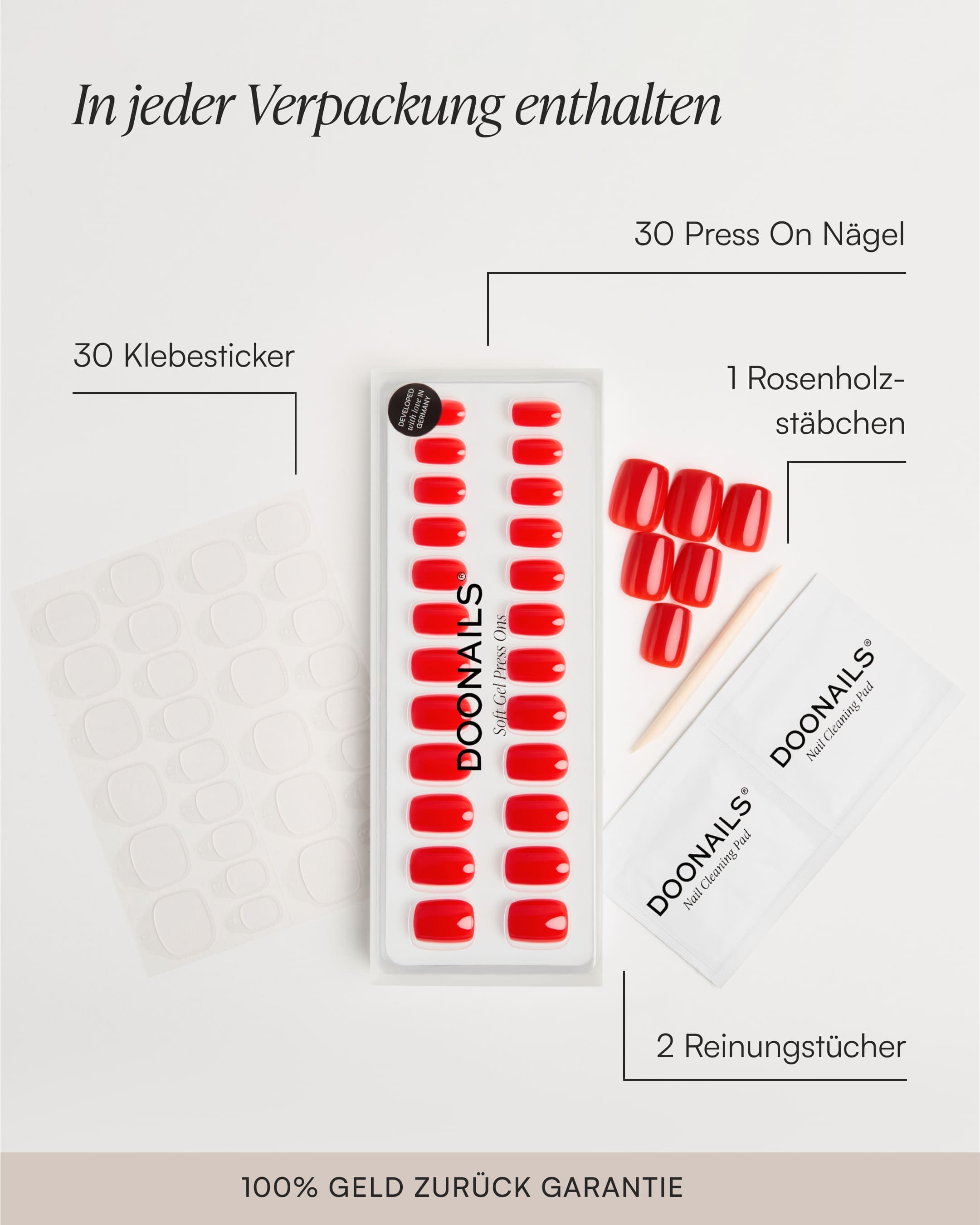 Nagelstudio Aussteiger Set - Soft Gel Press Ons