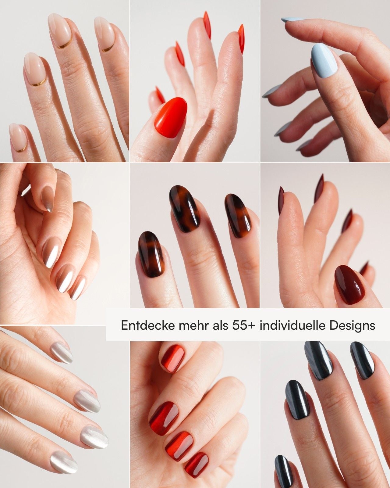 Love Paris Short Round Soft Gel Press Ons