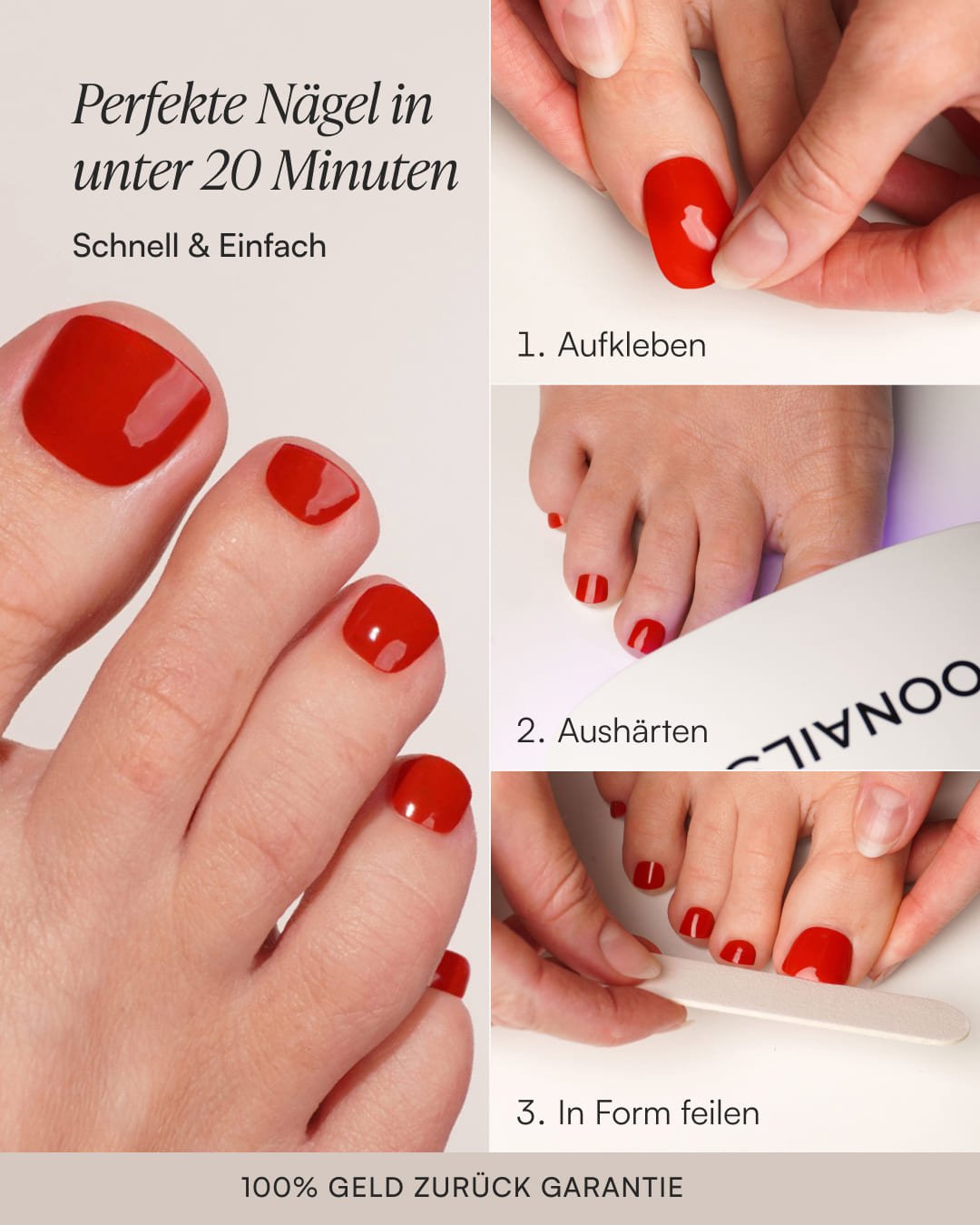 Black Week Starter Set - Pediküre Gel Strips